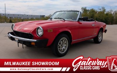 1983 Pininfarina Spider Azzurra 2000 1983 Fiat 124 Spider Pininfarina Azzurra 2000