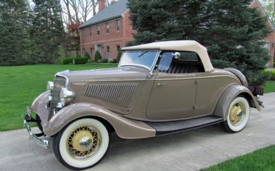 1934 Ford Deluxe V-8 Roadster With Rumble Seat
