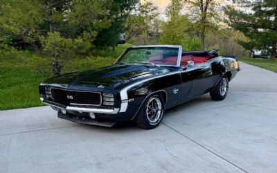 1969 Chevrolet Camaro Convertible RS SS 396 4SPD 12 Bolt PS PDB Tach