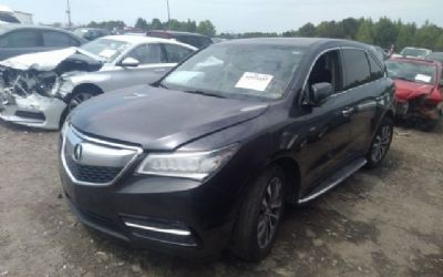 Photo of a 2016 Acura MDX W-TECH for sale